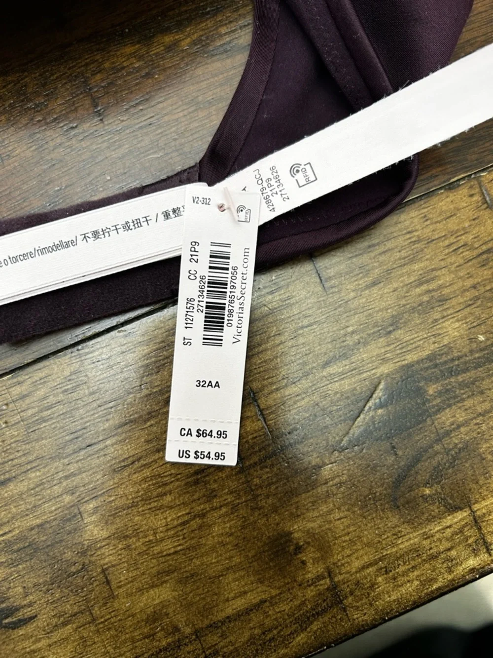Victoria's Secret Plum T-Shirt Bra - Picture 2 of 2